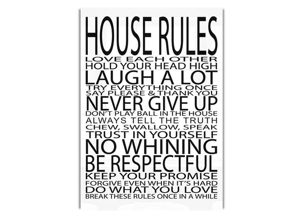 House Rules Love Each Other