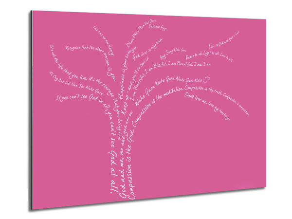 Love Quote The Love Tree Pink