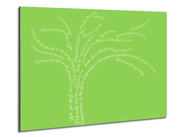 Love Quote The Love Tree Lime Green