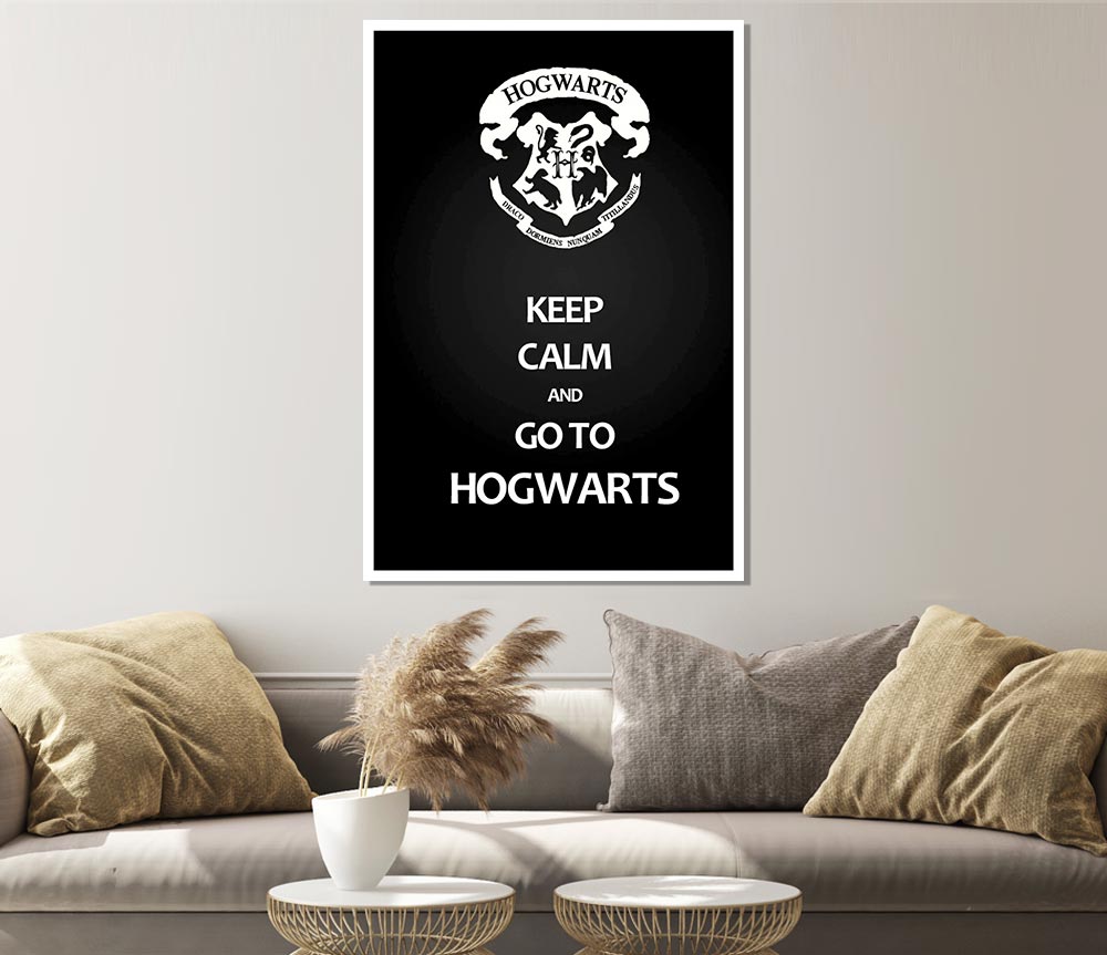 Keep Calm Hogwarts Print Poster Wall Art