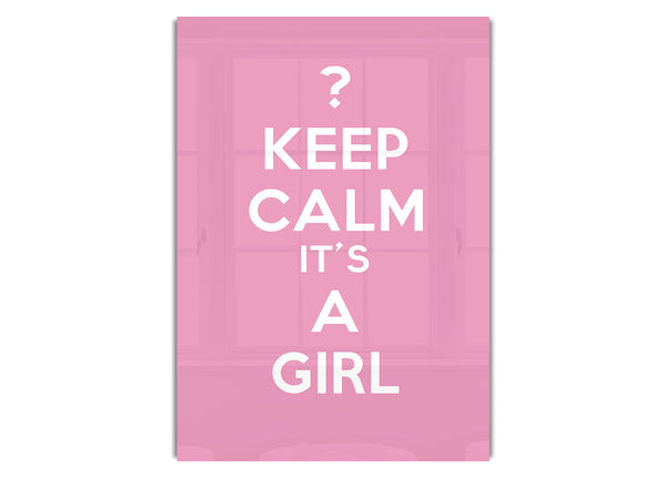 Keep Calm Girl Pink