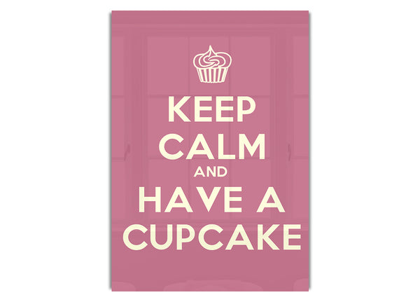 Keep Calm Cupcake Pink