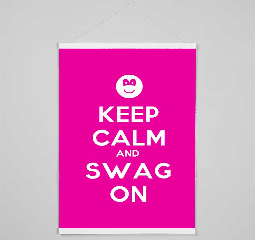 Keep Calm Swag On Hanging Poster - Wallart-Direct UK