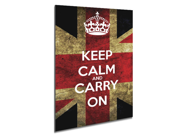 Keep Calm And Carry On Flag