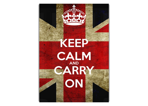 Keep Calm And Carry On Flag