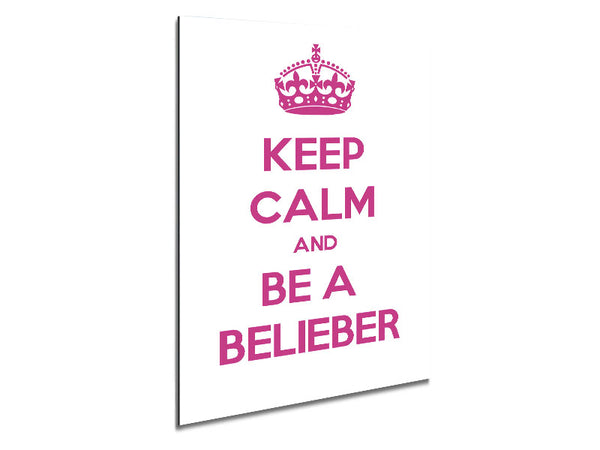 Music Quote Keep Calm Justin Bieber