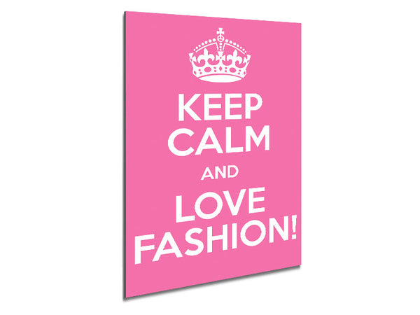 Girls Room Quote Keep Calm Fashion