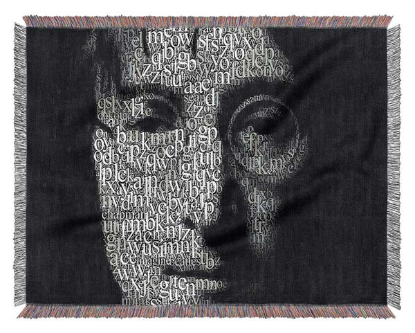 Music Quote John Lennon Words Woven Blanket