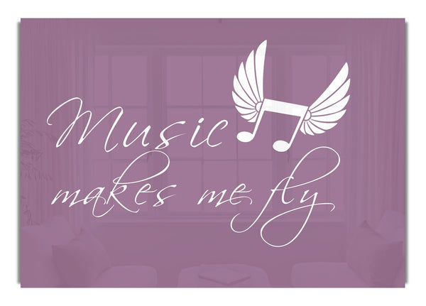 Music Makes Me Fly Dusty Pink