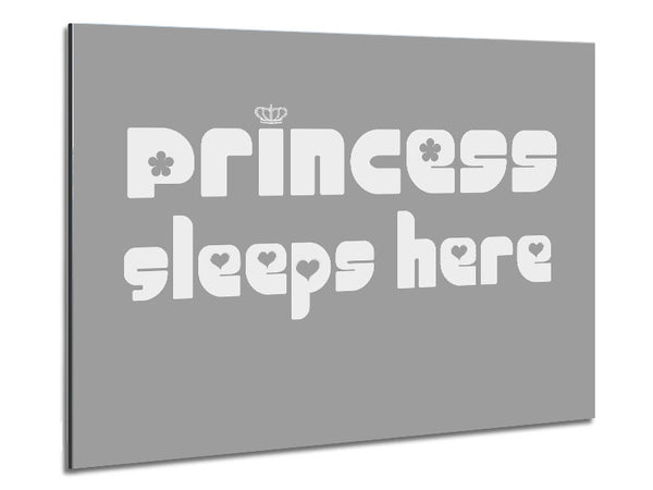 Princess sleeps 2 Grey White