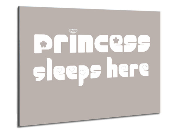 Princesss Sleeps Here 2 Beige