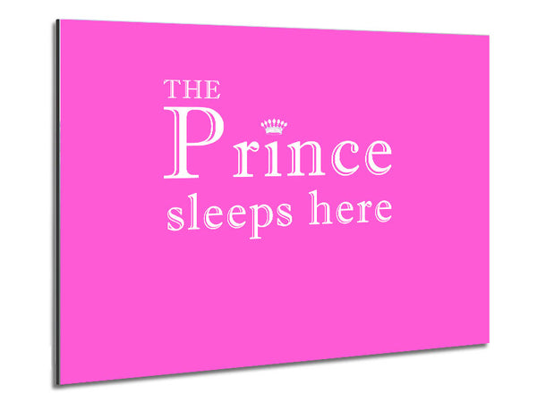 The Prince Sleeps Here Vivid Pink