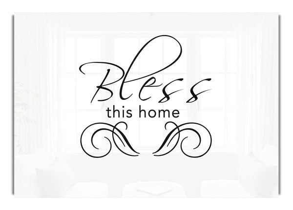 Bless This Home White