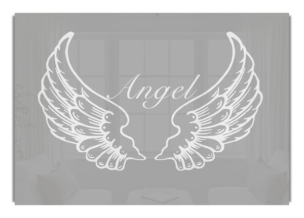 Angel Wings Grey White