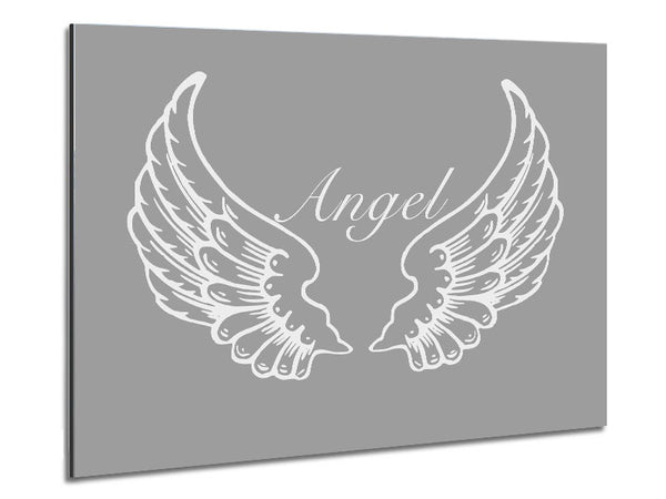 Angel Wings Grey White