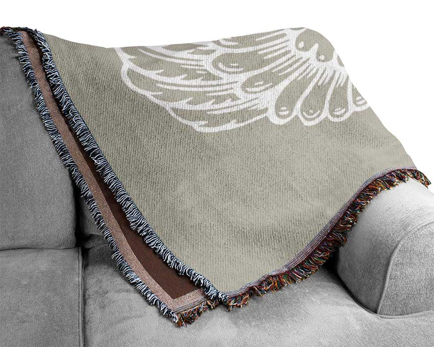 Angel Wings 4 Pink Woven Blanket