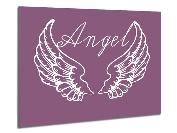 Girls Room Quote Angel Wings 4 Dusty Pink