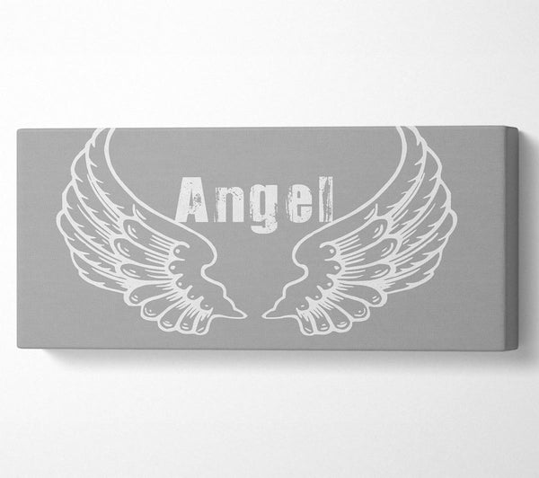 Angel Wings 2 Grey White