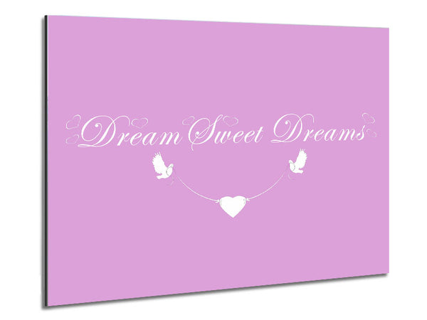 Nursery Quote Dream Sweet Dreams Pink