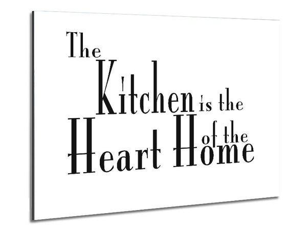 Kitchen Quote The Kitchen Is The Heart Of The Home 2 White