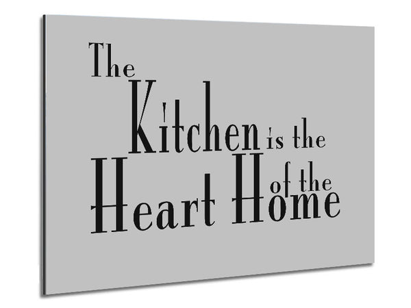 Kitchen Quote The Kitchen Is The Heart Of The Home 2 Grey