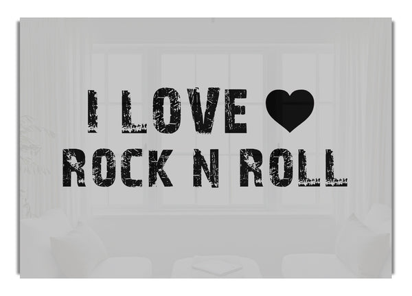 I Love Rock N Roll Grey