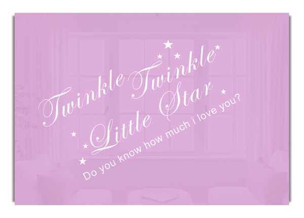 Twinkle Twinkle Little Star 2 Pink