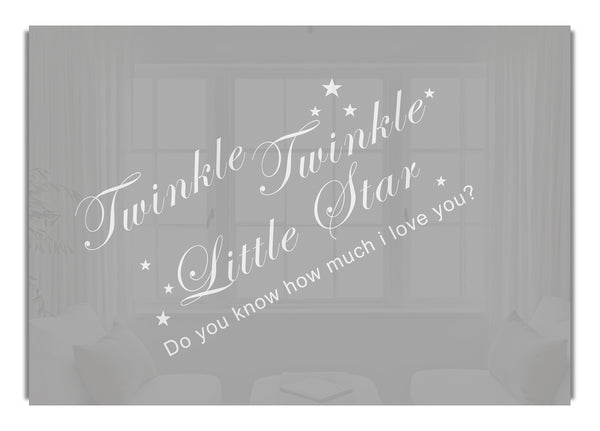 Twinkle Twinkle Little Star 2 Grey White