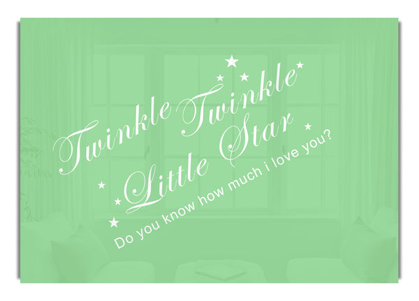 Twinkle Twinkle Little Star 2 Green