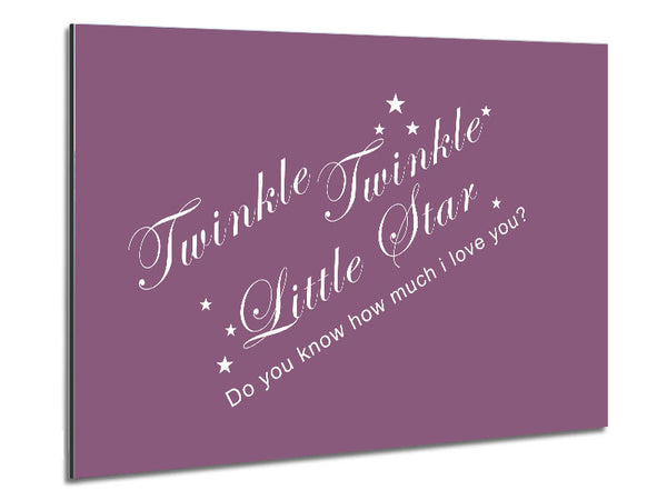 Twinkle Twinkle Little Star 2 Dusty Pink