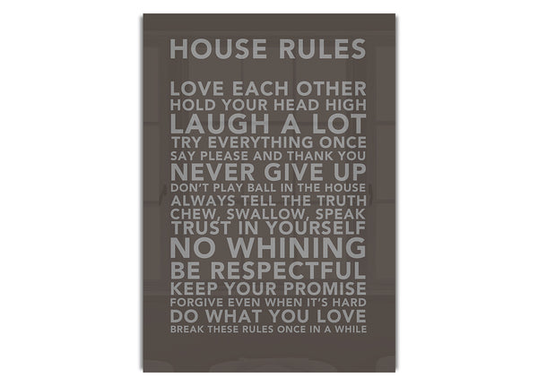 House Rules 3 Chocolate