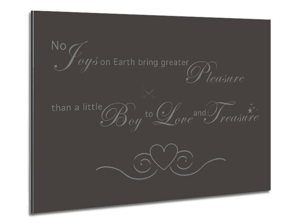 Boys Room Quote No Joys On Earth Bring Pleasure Chocolate