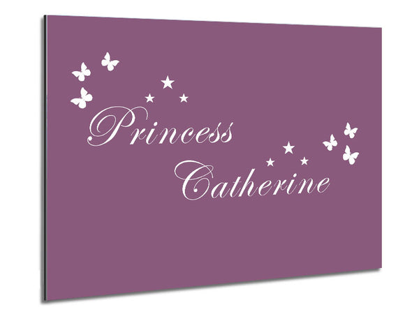 Girls Room Quote Your Own Name Princess Dusty Pink