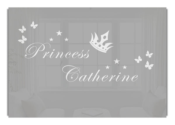 Your Own Name Princess 2 Grey White