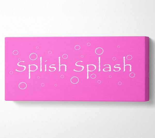 Bathroom Quote Splish Splash Bathroom Vivid Pink