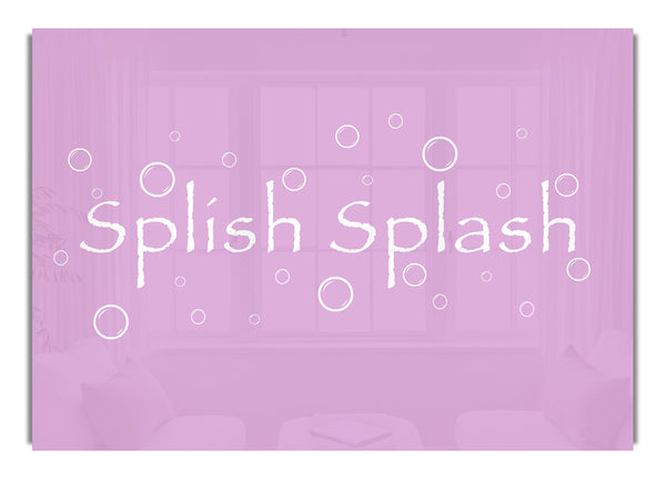 Splish Splash Bathroom Pink