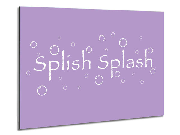 Bathroom Quote Splish Splash Bathroom Lilac