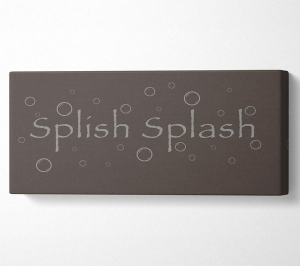 Bathroom Quote Splish Splash Bathroom Chocolate