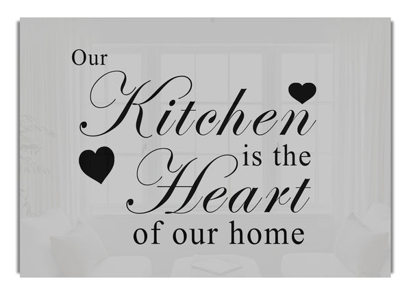 Our Kitchen Is The Heart Grey