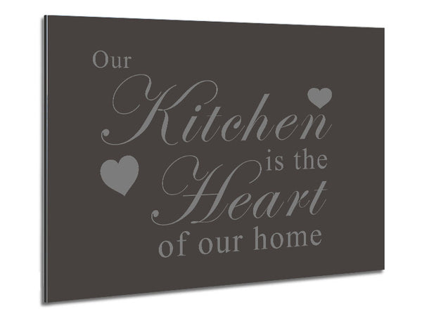 Kitchen Quote Our Kitchen Is The Heart Chocolate