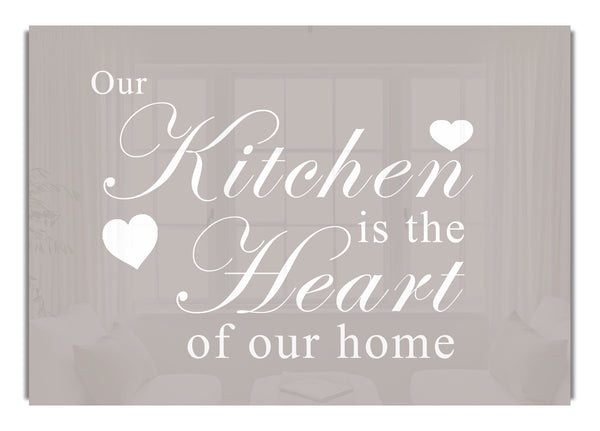 Our Kitchen Is The Heart Beige