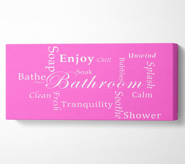 Bathroom Quote Bathroom Tranquility Vivid Pink