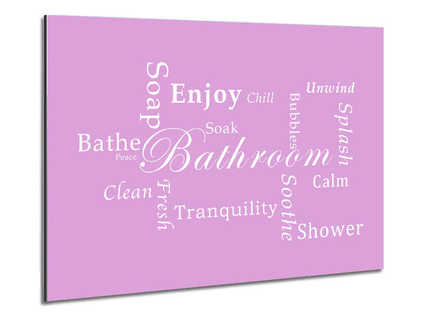 Bathroom Quote Bathroom Tranquility Pink