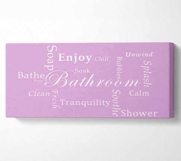 Bathroom Quote Bathroom Tranquility Pink