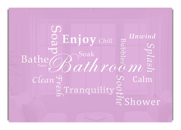 Bathroom Tranquility Pink