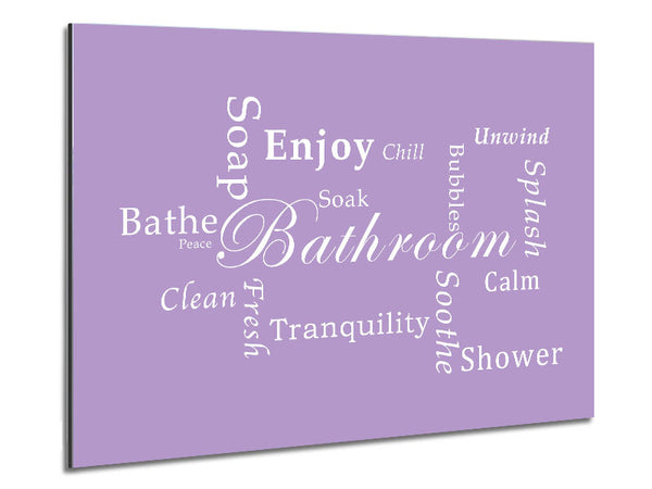 Bathroom Quote Bathroom Tranquility Lilac