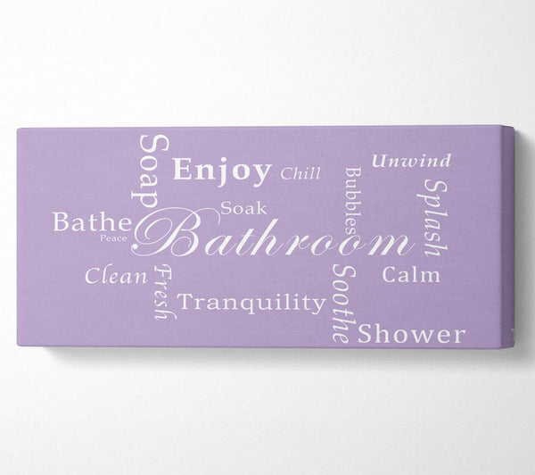 Bathroom Quote Bathroom Tranquility Lilac