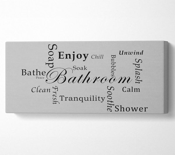 Bathroom Quote Bathroom Tranquility Grey