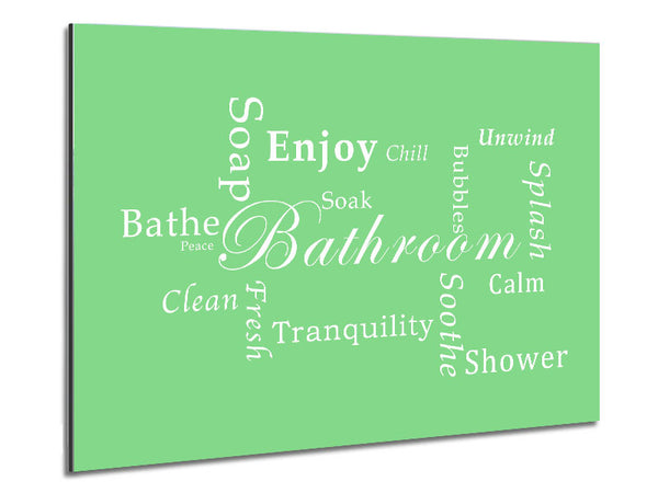 Bathroom Quote Bathroom Tranquility Green