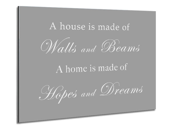 Home Quote Walls n Beams Hopes n Dreams Grey White